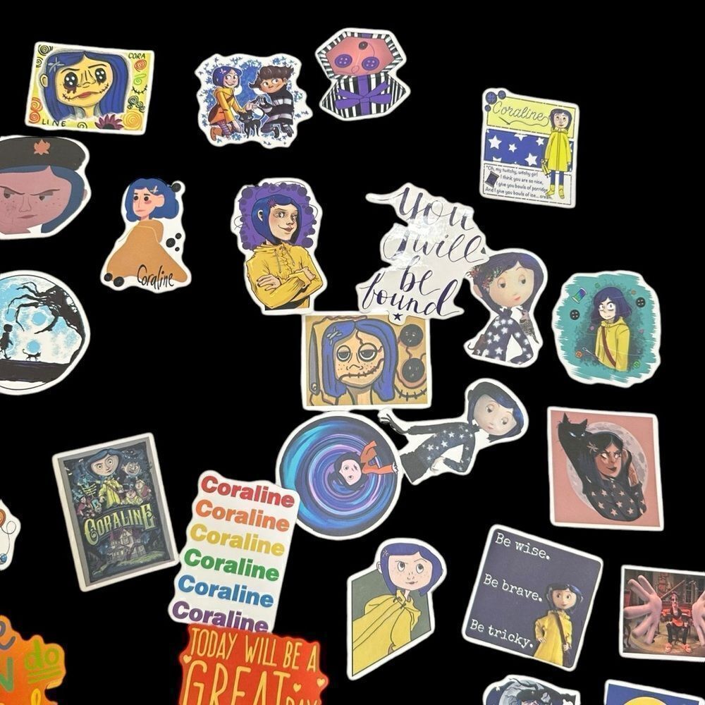 Coraline Stickers Collection (over 50)